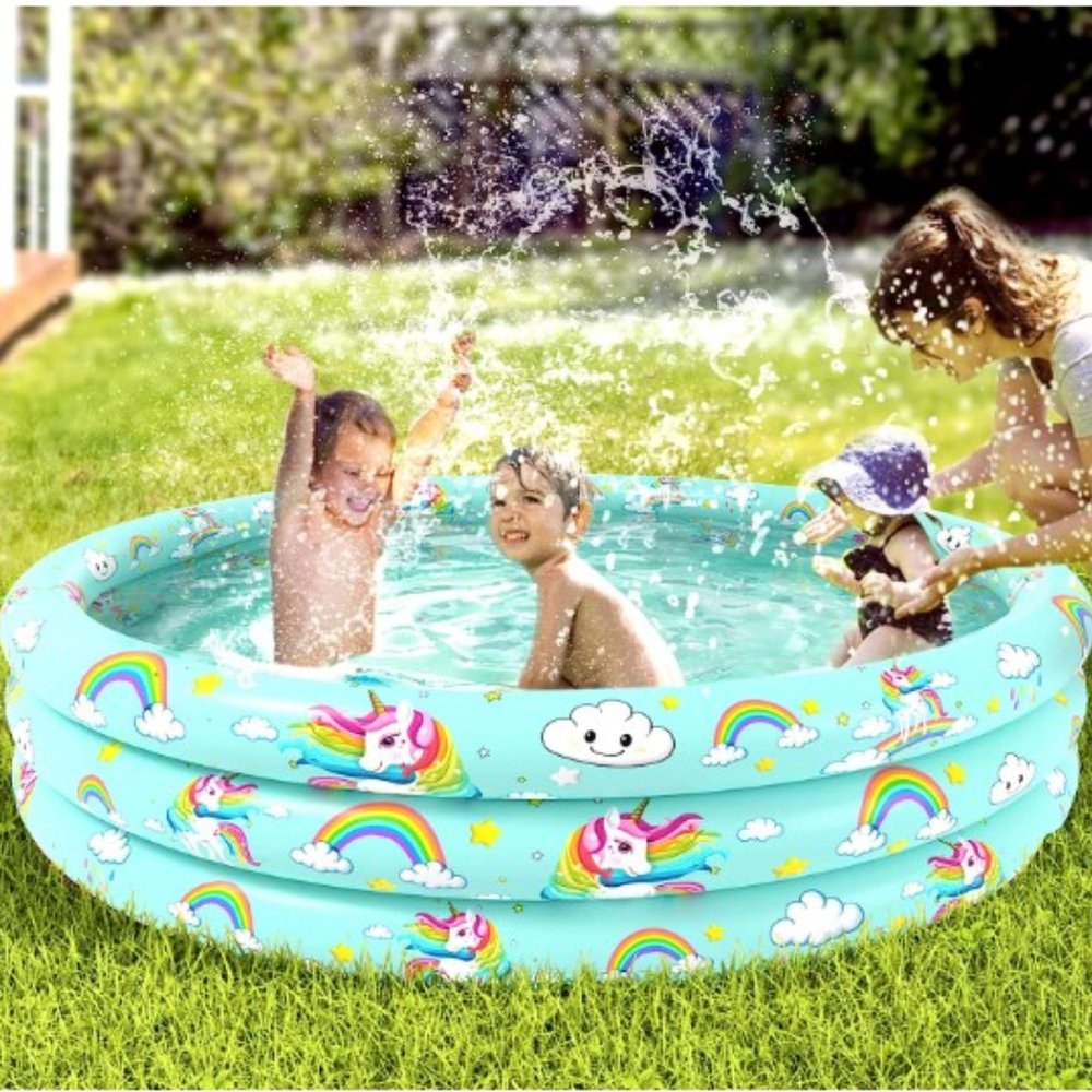 59" - Inflatable Kiddie Pool - Swimming Pool - Ball Pit - Wading Pool - Picture 5 of 7